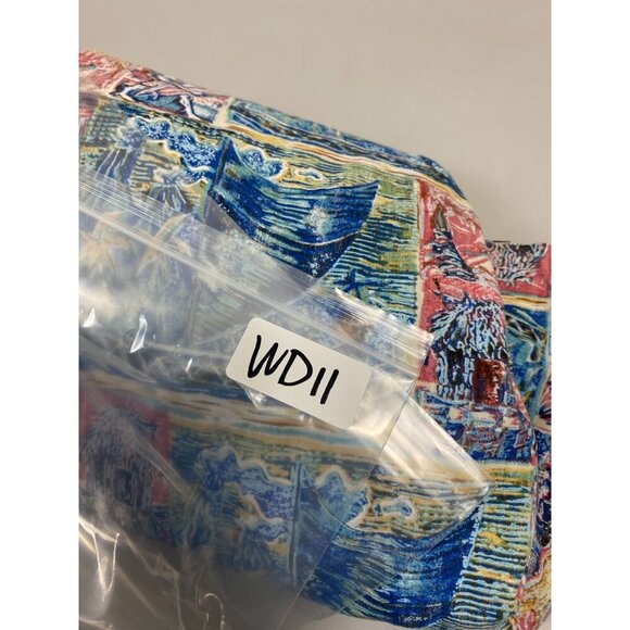 Vintage Kahala Hawaiian Islands collection Mens XL Cotton Blue Ocean Beach Palm - Picture 11 of 11